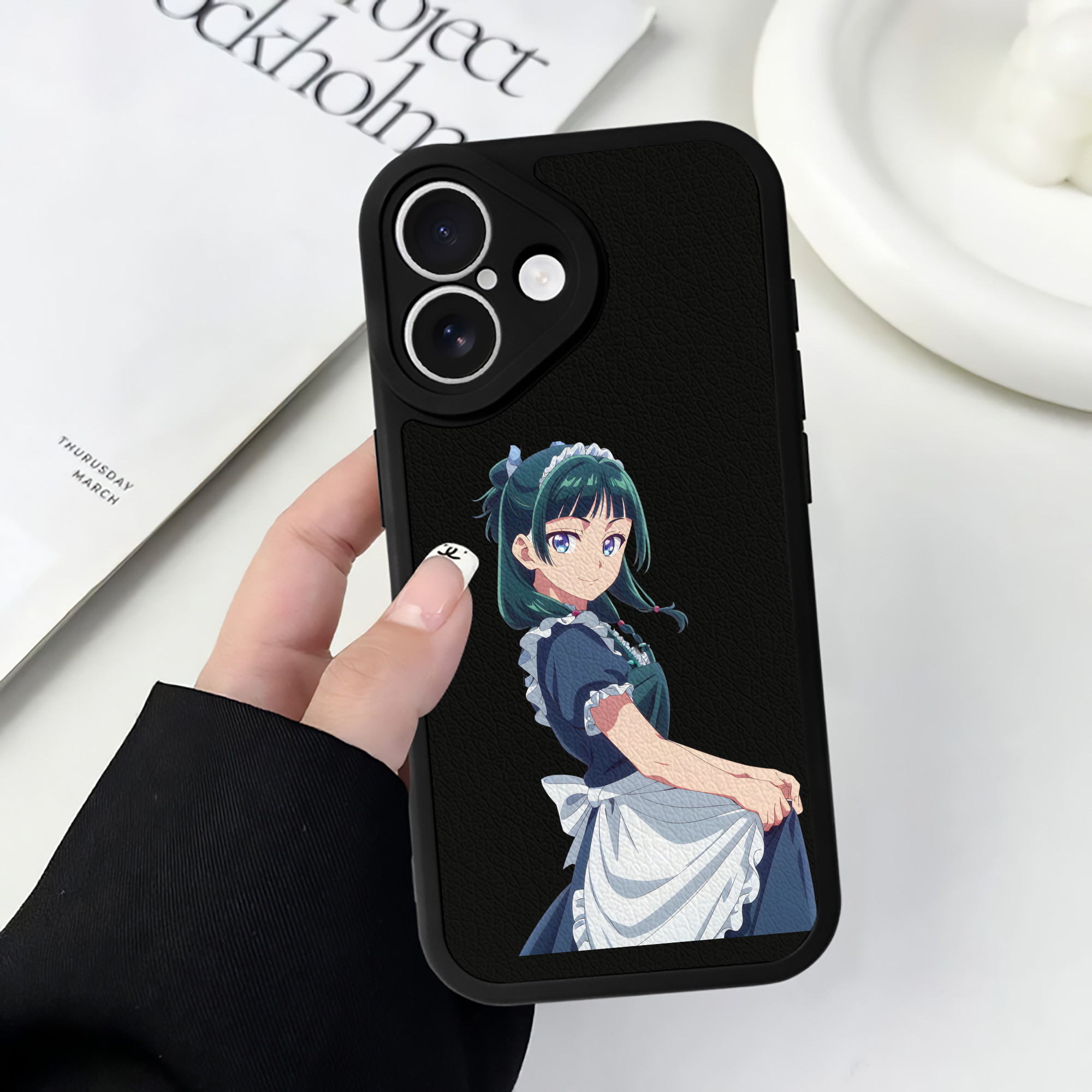 薬屋のひとりごと The Apothecary Diaries 【iPhone 16シリーズ対応】シリコンスマホケース（レザー調） 材質：シリコン